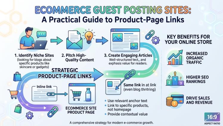 Ecommerce Guest Posting Sites: A Practical Guide to Product-Page Links